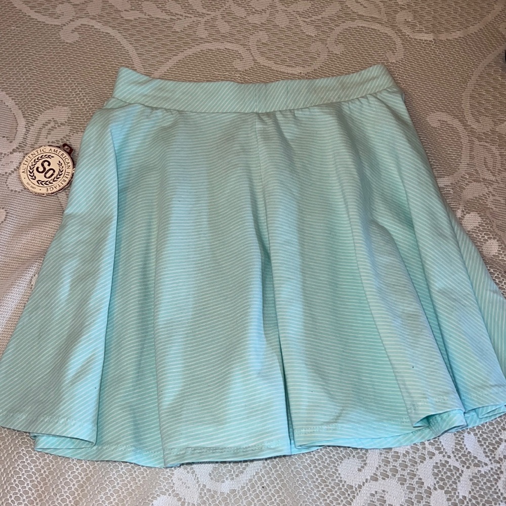 Blue skirt
